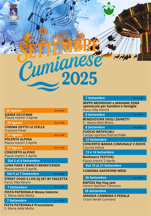 Settembre cumianese 2025
